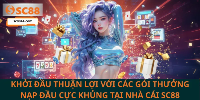 Khởi đầu thuận lợi với các gói thưởng nạp đầu cực khủng tại nhà cái SC88