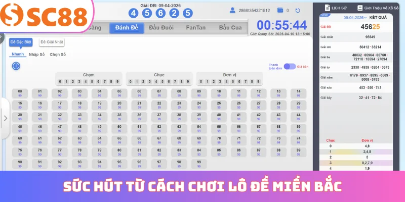 Sức hút từ cách chơi lô đề miền bắc